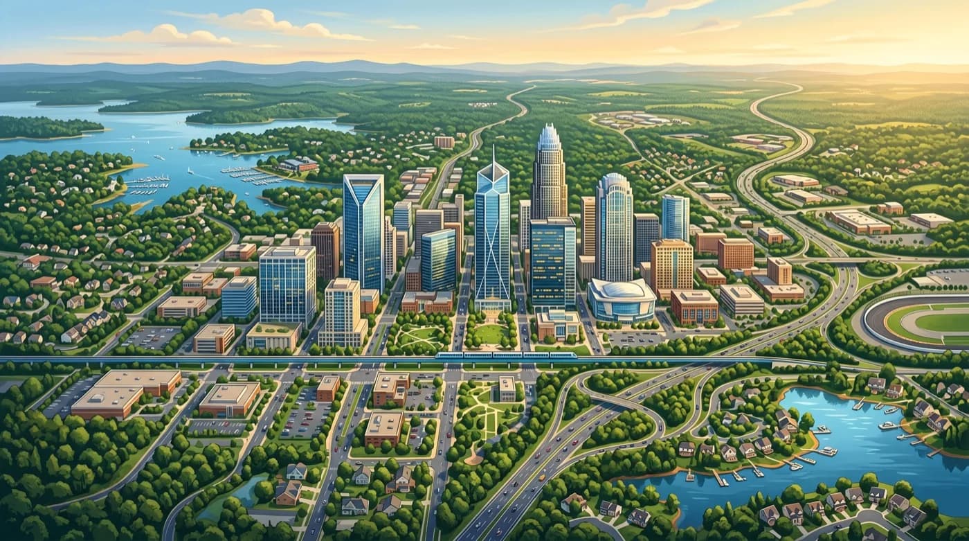 Charlotte, NC skyline